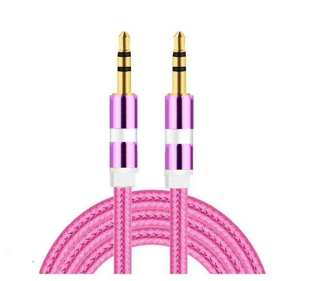 AUXILIARY CABLE 6FT (PINK/PURPLE)